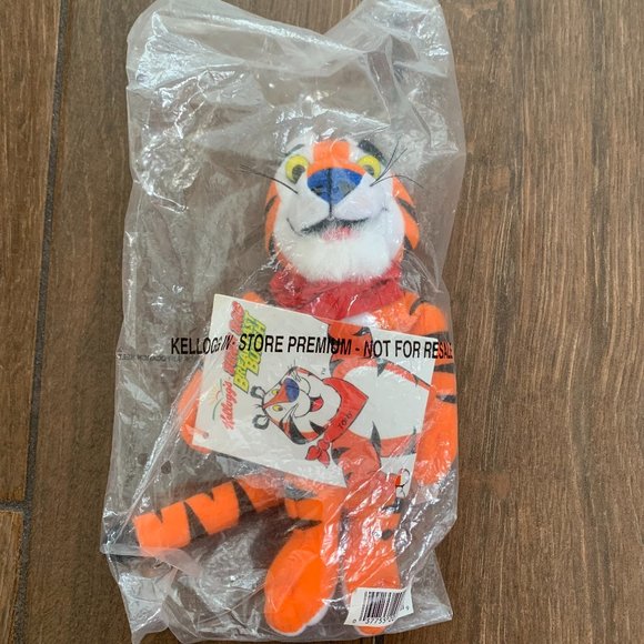 3/$10 Tony the Tiger Bean Bag Breakfast Brunch Vintage 1997 Plush Toy New in P… - Picture 1 of 3